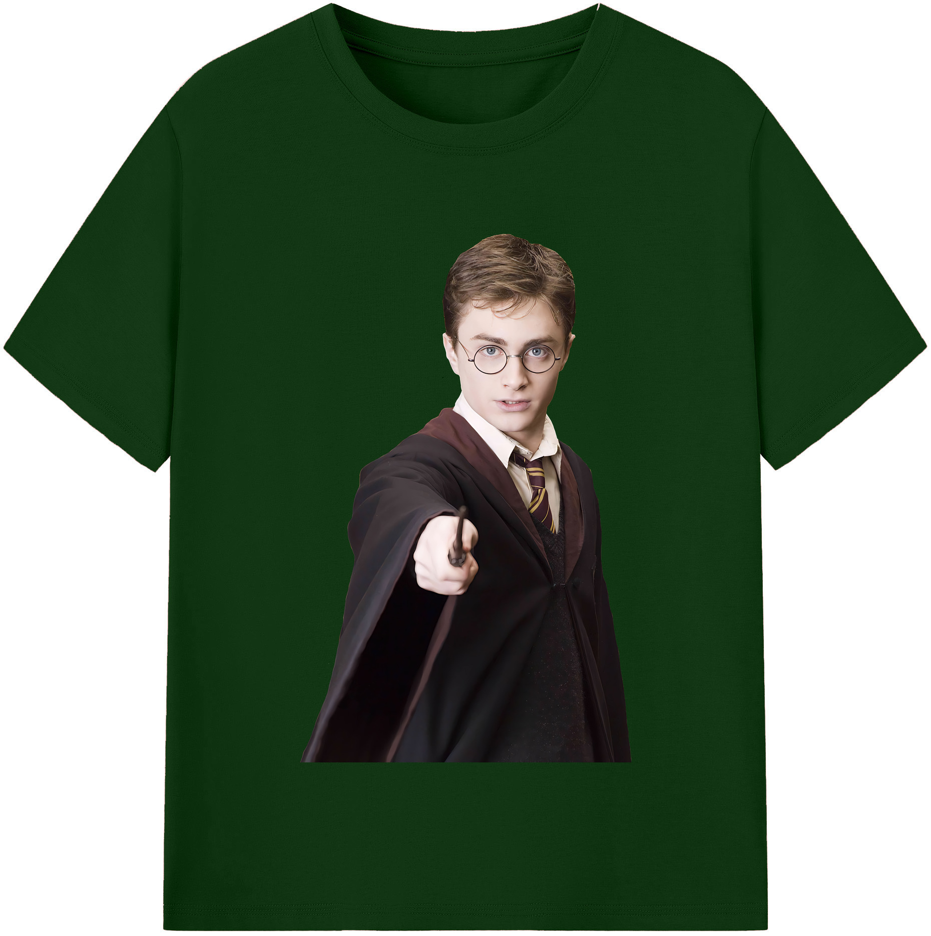 （画像用） Harry Potter ハリー・ポッターシリーズ 綿100％半袖Tシャツ（フロントプリント）
